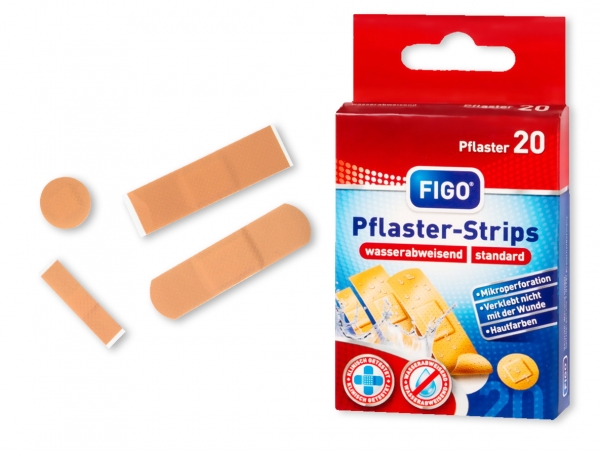 Pflaster-Strips, standard, 20 Teile