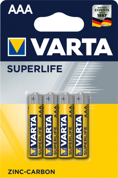 VARTA Superlife® AAA Batterien 4er Set
