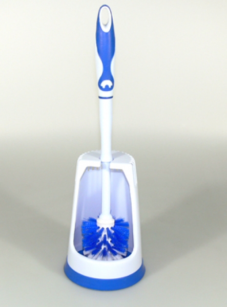 Toilettengarnitur mit Softgriff blau