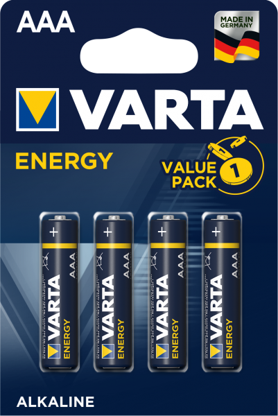VARTA Energy® AAA Batterien 4er Set