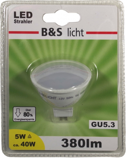 LED Strahler GU 5.3 MR 16 380 lm