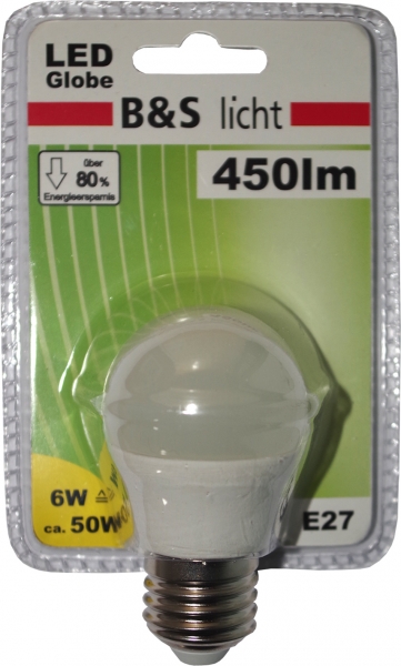 LED Miniglobe E 27 420 lm