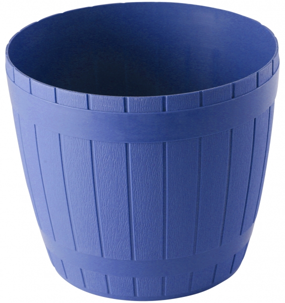 Preview: Pflanzkübel / Übertopf in Fassoptik Ø 30 cm