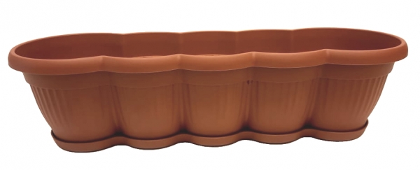 Blumenkasten BEGONIA 60 cm Terracotta