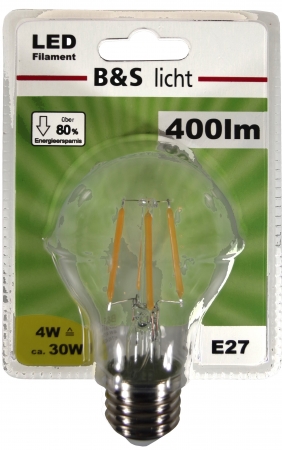 LED Birne 450 lm Filament