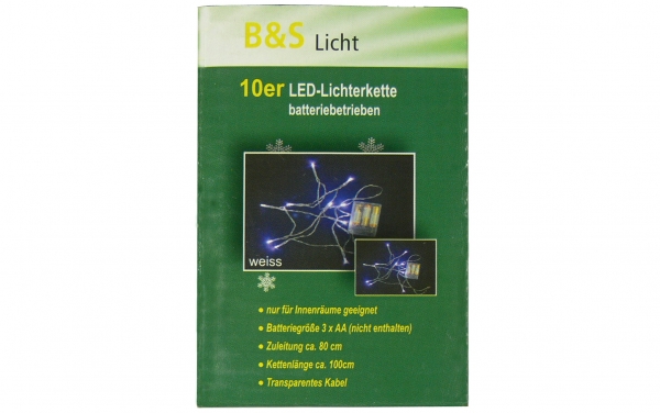 LED Lichterkette für Batteriebetrieb